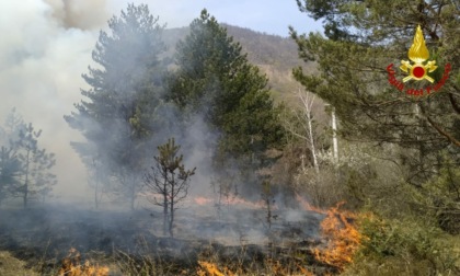 Incendio alle pendici del Musinè, la Val Strona brucia da 4 giorni: si spera nella pioggia
