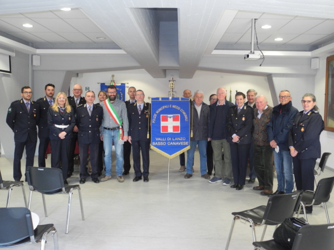 Il labaro della Polizia Municipale e Messi Comunali verrà «custodito» a Nole