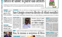 Il Canavese – edizione Rivarolo (del 06 aprile) in edicola. Ecco la prima pagina