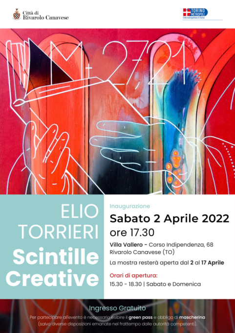 A Villa Vallero la mostra “Scintille Creative” di Elio Torrieri