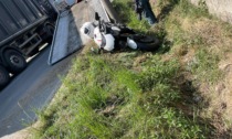 Incidente a Rivarolo, ferito un motociclista | FOTO