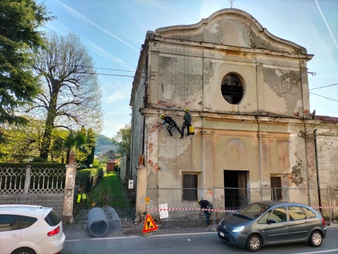 Messa in sicurezza della chiesa di Santa Marta