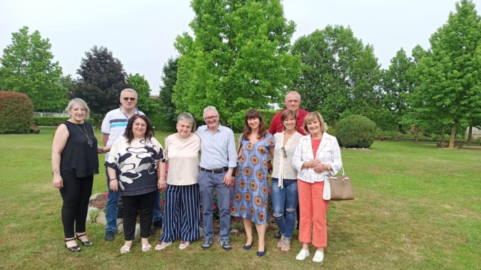Rimpatriata tra ex compagni