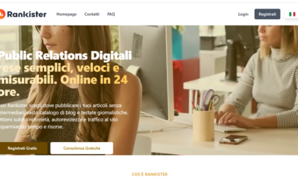 È online Rankister, il nuovo Marketplace per editori e Brand: digital PR  semplici e veloci