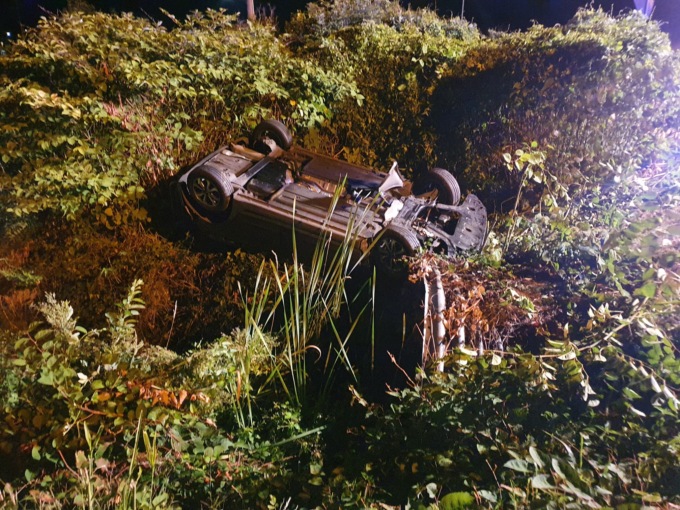 Cafasse: con l’auto nel canale, 35enne in gravi condizioni