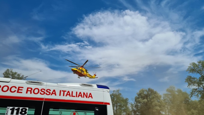 Incidente sulla pista da motocross: tredicenne sbalzato in un fossato