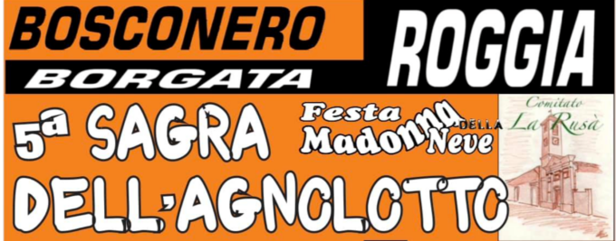 Bosconero: tutto pronto per la 5°edizione della Sagra dell’Agnolotto