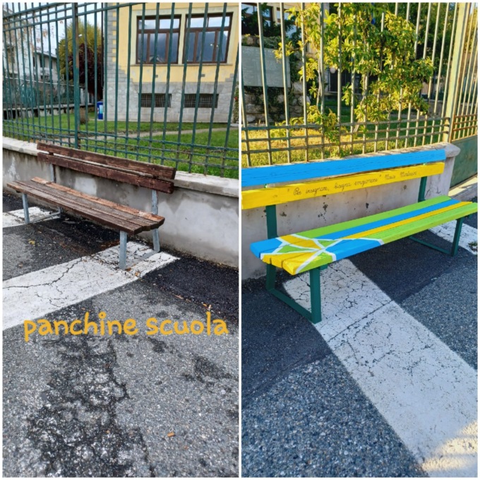 Lanzo – “Cambiamo faccia alle panchine”, l’iniziativa di due vulcaniche lanzesi