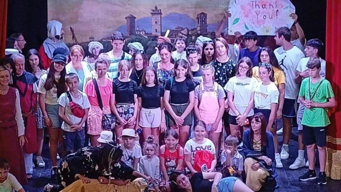 Ragazzi di Mariupol ospiti a Cuorgnè