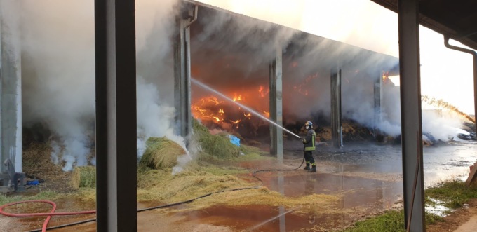 Solidarietà a Vittorino Merlo per l’incendio in cascina