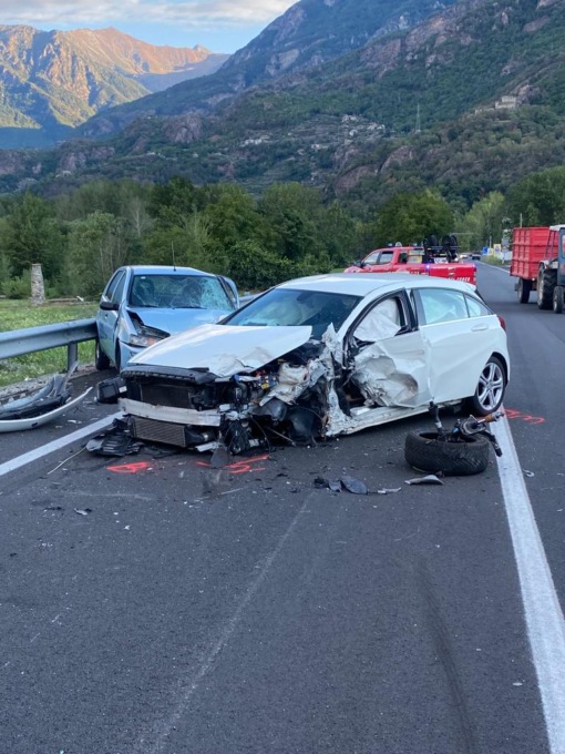 Settimo Vittone: Grave incidente sulla statale 46