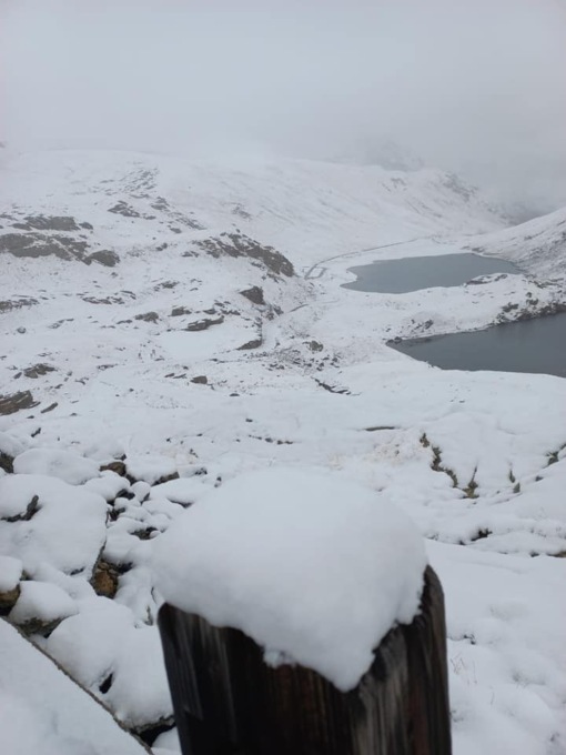 La prima nevicata autunnale