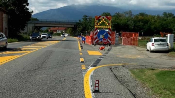 Chiuso per un mese lo svincolo della Statale 565 Pedemontana per la realizzazione della rotatoria