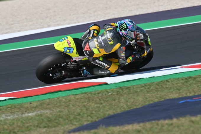 Moto2, Celestino Vietti Ramus cade e si ritira
