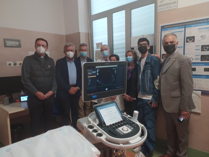La Lilt dona un nuovo ecocardiografo all’ospedale di Chivasso
