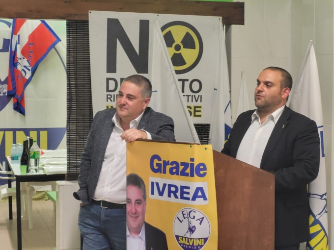 Incontro della Lega a Ivrea, Giglio Vigna: “Matteo Salvini Ministro dell’Interno”