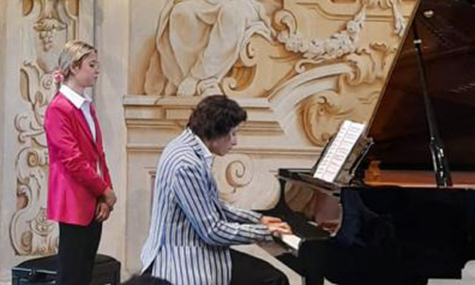 Per Emanuele Sartoris e Federica Bertot debutto in grande stile alla Biblioteca Della Corte