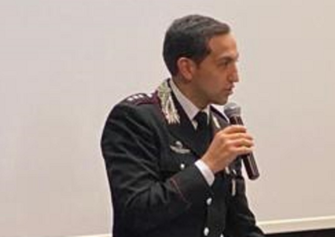 25 Novembre, l’intervento del capitano dei Carabinieri