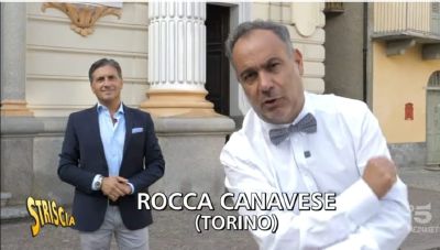 Da Rocca all’«Albert» di Lanzo per cucinare la «ricetta anti-spreco» con Striscia la Notizia