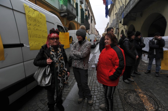 Sciopero degli ambulanti alla Vigilia di Natale