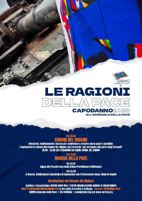 Un Capodanno di Pace, Sermig e Cottolengo insieme