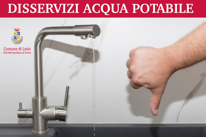 Acqua sporca dai rubinetti a Leini, intervento dei tecnici Smat