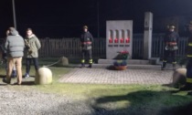I Vigili del fuoco di Rivarolo ricordano i volontari morti nella tragedia del passaggio a livello