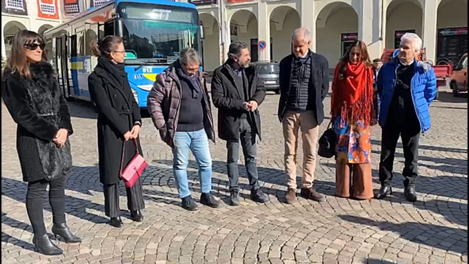 Arrivati i nuovi bus Gtt che serviranno il Canavese, ieri la presentazione