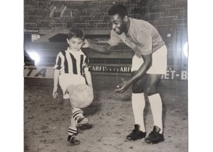 Quella volta che il rivarolese Scardino palleggiò a fianco di Pelè