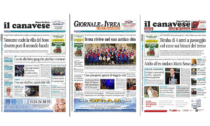 Il Canavese e Il Giornale di Ivrea (del 08 febbraio) in edicola. Ecco le prime pagine
