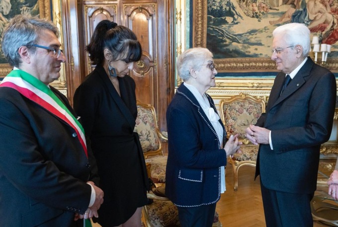 Mazza con Lidia da Mattarella
