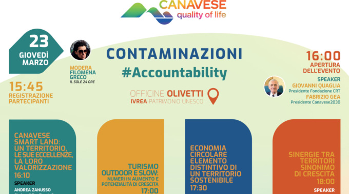 CONTAMINAZIONI, il festival dedicato allo sviluppo e al futuro del Canavese da giovedì a Ivrea
