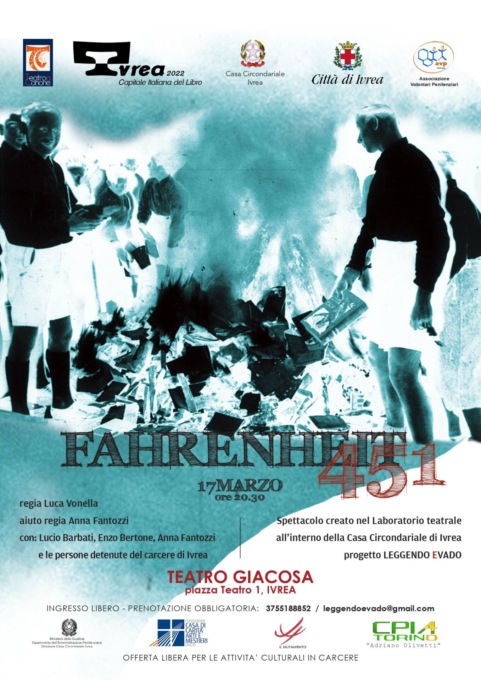 Al Giacosa i detenuti del carcere portano in scena Fahrenheit 451