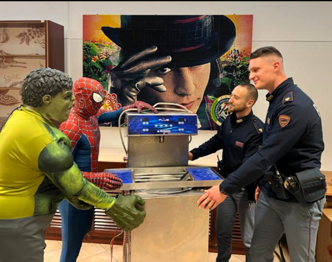 Recuperata dalla Polizia la macchina impastatrice rubata ai bambini