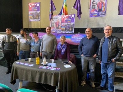 Luigi De Magistris a Ivrea per la presentazione di Cadigia Perini candidata sindaco di Unione Popolare