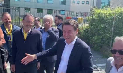 Conte a Ivrea per la campagna elettorale
