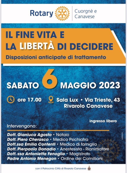 A Rivarolo il dibattito “Il fine vita e la libertà di decidere”