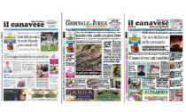 Il Canavese e Il Giornale di Ivrea (del 19 aprile) in edicola. Ecco le prime pagine