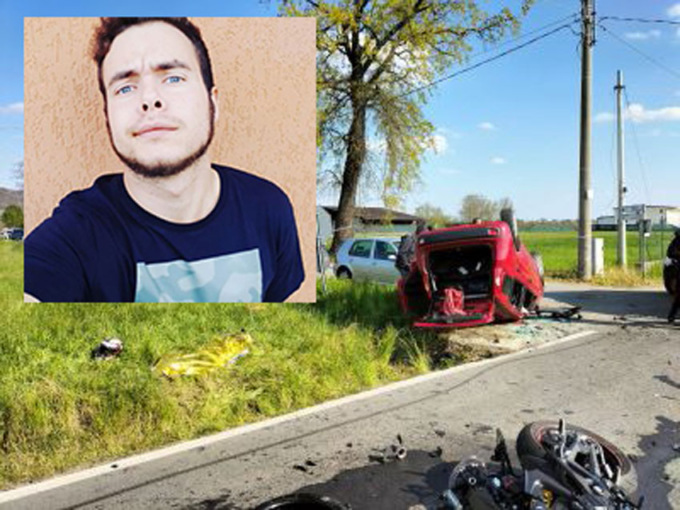 Oggi l’ultimo saluto ad Emanuele Nigra, morto in moto il giorno di Pasqua