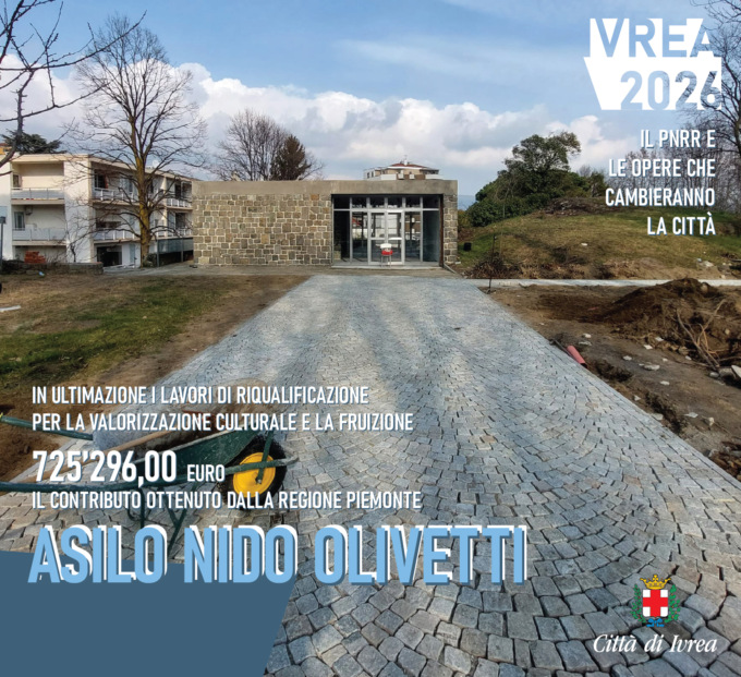 Ivrea: al traguardo i lavori per la riqualificazione dell’asilo nido Olivetti