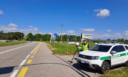 Controlli della polizia locale metropolitana sulle strade provinciali di Volpiano