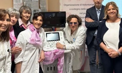 Un nuovo ecografo per la senologia donato alla Radiologia di Ciriè dall'Associazione Donna Oggi e Domani