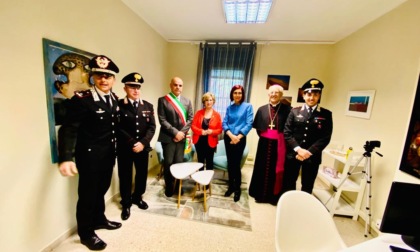 La stanza tutta per sé inaugurata al comando dei Carabinieri