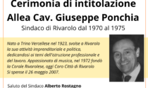 Rivarolo intitola l'alea all'ex sindaco Giuseppe Ponchia