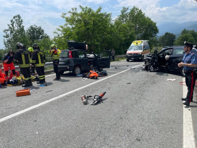 Incidente a Spineto, tre auto coinvolte