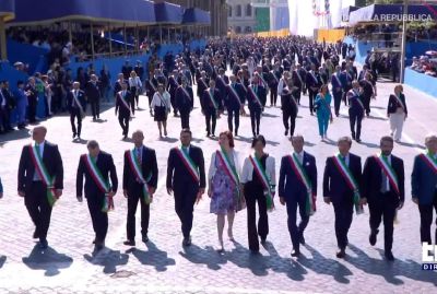 Alla sfilata dei Fori Imperiali a Roma anche il primo cittadino di Lanzo