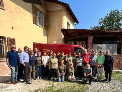 Inaugurato il furgone per  i trasporti Caritas a Ciriè