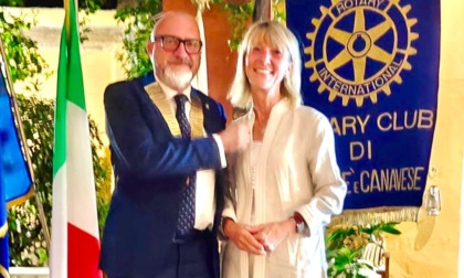 Beppe Pezzetto presidente del Rotary Club Cuorgné