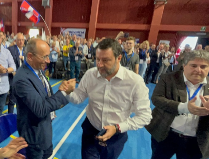 Salvini a Chivasso per il congresso regionale della Lega