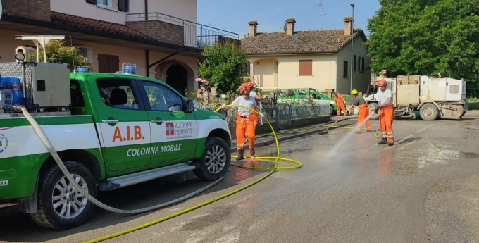 La Protezione civile piemontese torna a casa dopo un mese in Emilia Romagna